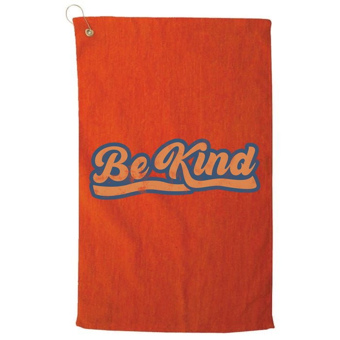 Be Kind Vintage Retro 80's Style Golf Towel