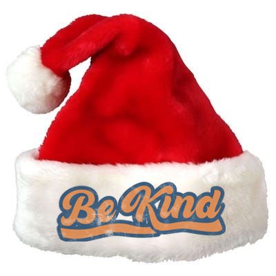 Be Kind Vintage Retro 80's Style Premium Christmas Santa Hat