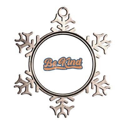 Be Kind Vintage Retro 80's Style Metallic Star Ornament