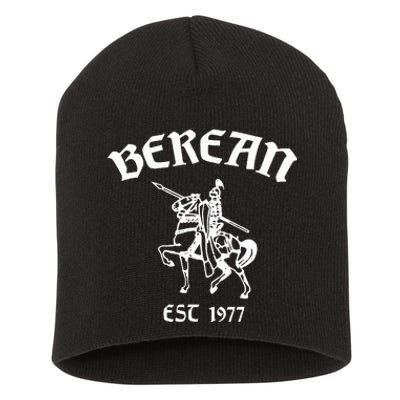 Berean Kings Vintage Spirit Wear Short Acrylic Beanie