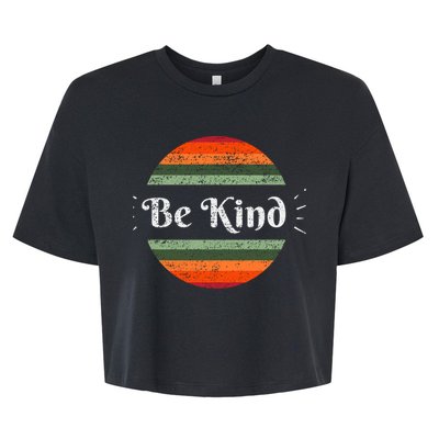 Be Kind Vintage Kindness Gift Bella+Canvas Jersey Crop Tee