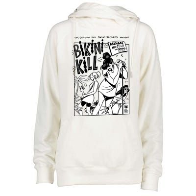 Bikini Kill Vintage Album Inspired Womens Funnel Neck Pullover Hood