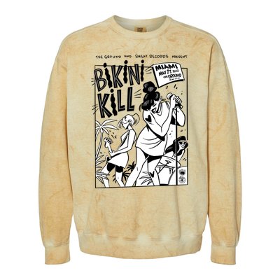 Bikini Kill Vintage Album Inspired Colorblast Crewneck Sweatshirt