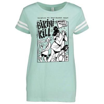 Bikini Kill Vintage Album Inspired Enza Ladies Jersey Football T-Shirt