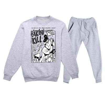 Bikini Kill Vintage Album Inspired Premium Crewneck Sweatsuit Set