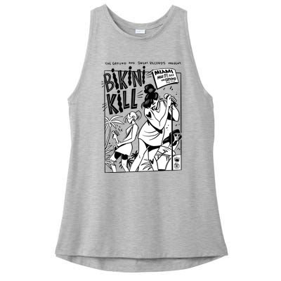 Bikini Kill Vintage Album Inspired Ladies PosiCharge Tri-Blend Wicking Tank