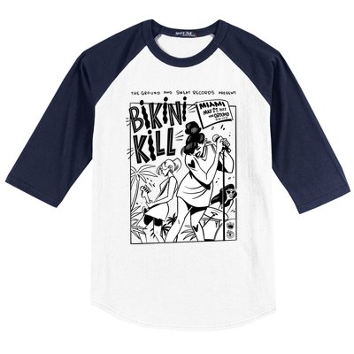 Bikini Kill Vintage Album Inspired Baseball Sleeve Shirt