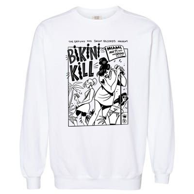 Bikini Kill Vintage Album Inspired Garment-Dyed Sweatshirt