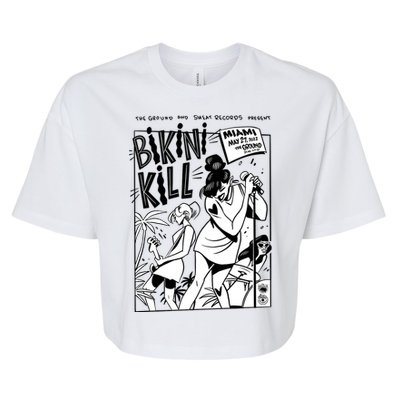 Bikini Kill Vintage Album Inspired Bella+Canvas Jersey Crop Tee