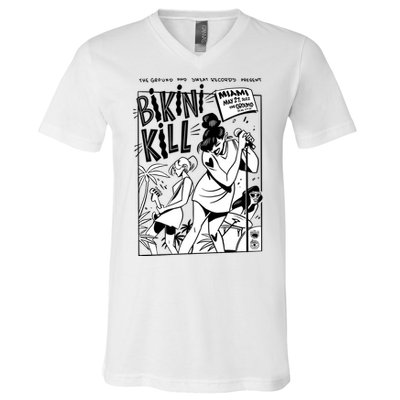 Bikini Kill Vintage Album Inspired V-Neck T-Shirt