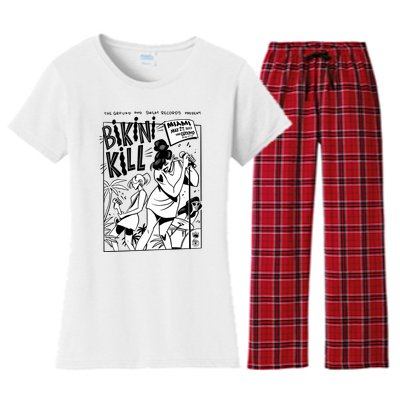 Bikini Kill Vintage Album Inspired Women's Flannel Pajama Set