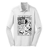 Bikini Kill Vintage Album Inspired Silk Touch Performance Long Sleeve Polo