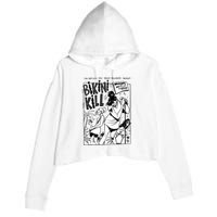 Bikini Kill Vintage Album Inspired Crop Fleece Hoodie