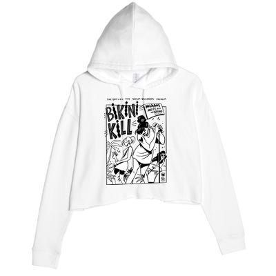 Bikini Kill Vintage Album Inspired Crop Fleece Hoodie