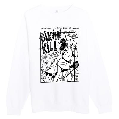 Bikini Kill Vintage Album Inspired Premium Crewneck Sweatshirt