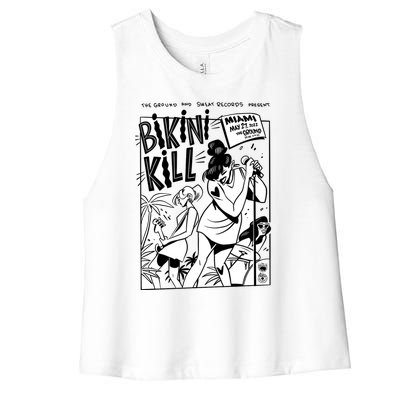 Bikini Kill Vintage Album Inspired Women's Racerback Cropped Tank