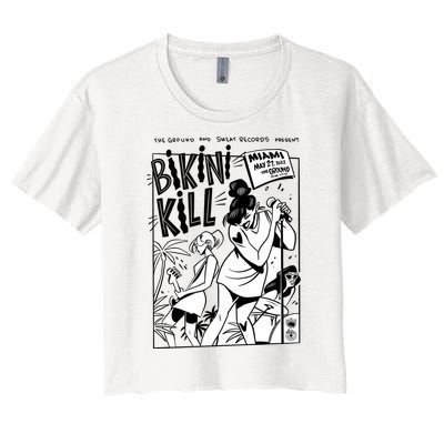 Bikini Kill Vintage Album Inspired Women's Crop Top Tee