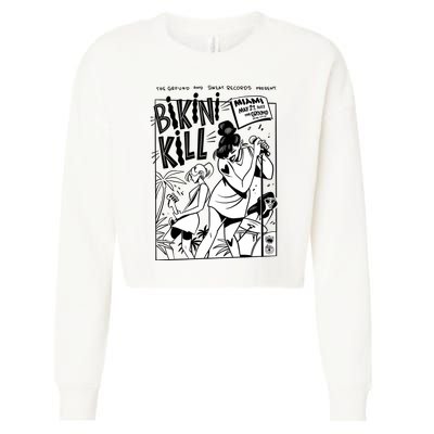 Bikini Kill Vintage Album Inspired Cropped Pullover Crew