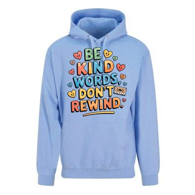 Be Kind Words DonT Rewind Funny Unisex Surf Hoodie