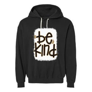 Be Kind We Wear Orange For Unity Day Orange Bleached Garment-Dyed Fleece Hoodie