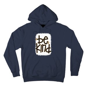 Be Kind We Wear Orange For Unity Day Orange Bleached Hoodie