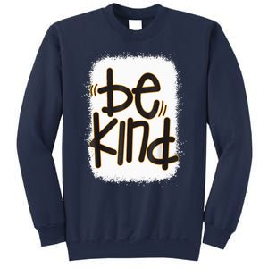 Be Kind We Wear Orange For Unity Day Orange Bleached Sweatshirt