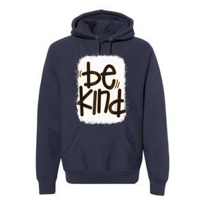 Be Kind We Wear Orange For Unity Day Orange Bleached Premium Hoodie