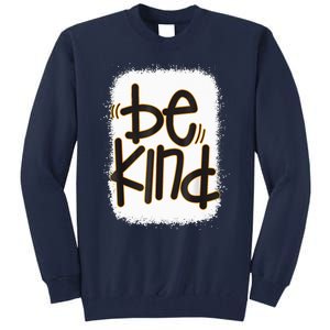 Be Kind We Wear Orange For Unity Day Orange Bleached Tall Sweatshirt