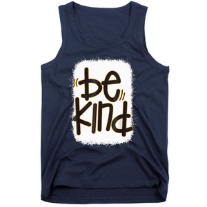 Be Kind We Wear Orange For Unity Day Orange Bleached Tank Top