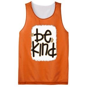 Be Kind We Wear Orange For Unity Day Orange Bleached Mesh Reversible Basketball Jersey Tank