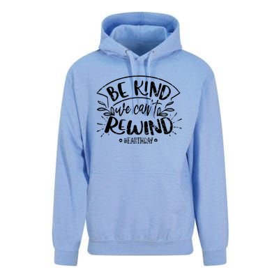 Be Kind We Can't Rewind Earth Day Conservation Vintage Cute Gift Unisex Surf Hoodie