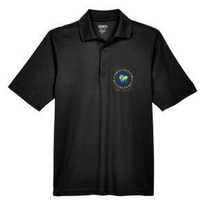 Be Kind World Down Syndrome Awareness Month Kindness T21 Day Men's Origin Performance Pique Polo