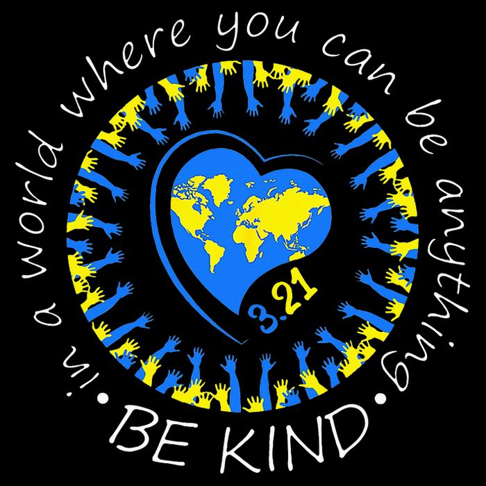Be Kind World Down Syndrome Awareness Month Kindness T21 Day Impact Tech Backpack