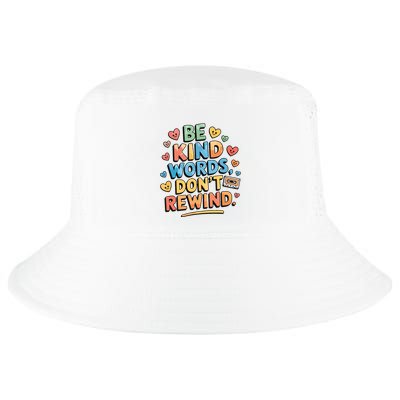 Be Kind Words DonT Rewind Funny Cool Comfort Performance Bucket Hat