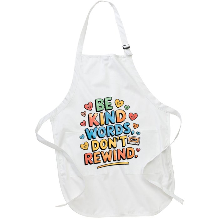Be Kind Words DonT Rewind Funny Apron