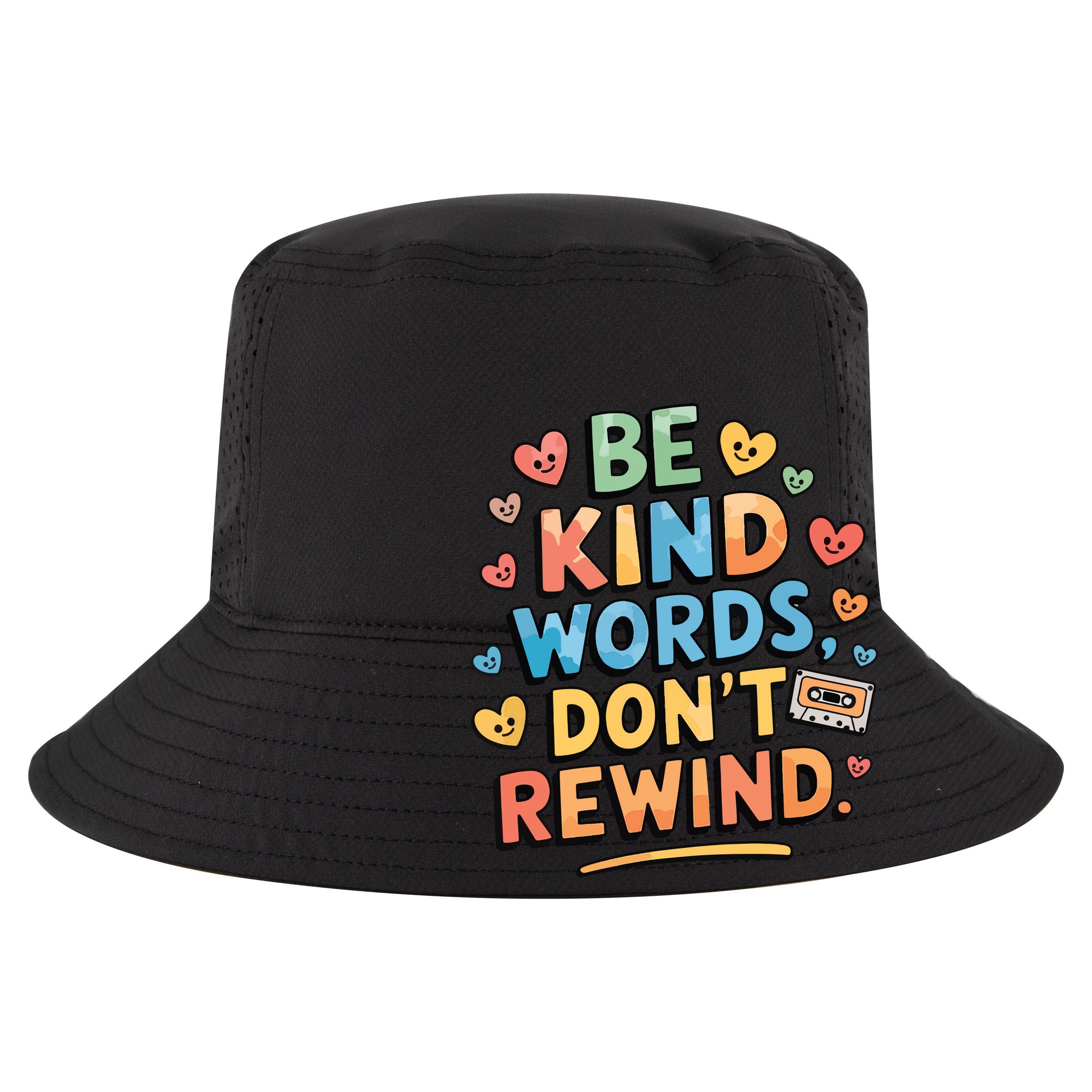 Be Kind Words DonT Rewind Funny 15oz Campfire Ceramic Mug