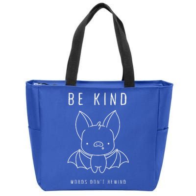 Be Kind Words DonT Rewind Zip Tote Bag