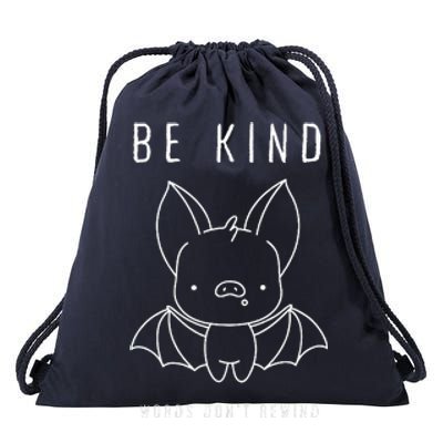 Be Kind Words DonT Rewind Drawstring Bag