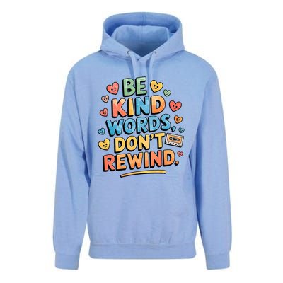 Be Kind Words DonT Rewind Funny Unisex Surf Hoodie