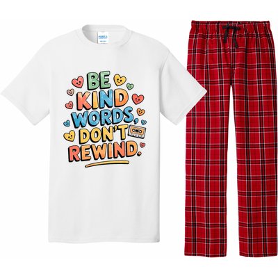 Be Kind Words DonT Rewind Funny Pajama Set