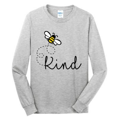 Be Kind Womens Shirt, Bumble Bee, Inspirational Teacher Love Tall Long Sleeve T-Shirt