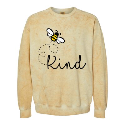 Be Kind Womens Shirt, Bumble Bee, Inspirational Teacher Love Colorblast Crewneck Sweatshirt