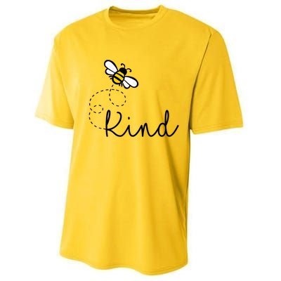 Be Kind Womens Shirt, Bumble Bee, Inspirational Teacher Love Performance Sprint T-Shirt