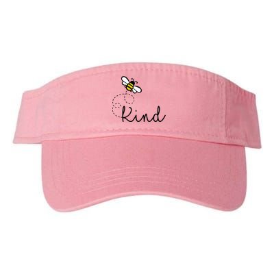 Be Kind Womens Shirt, Bumble Bee, Inspirational Teacher Love Valucap Bio-Washed Visor