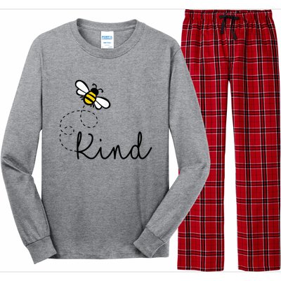 Be Kind Womens Shirt, Bumble Bee, Inspirational Teacher Love Long Sleeve Pajama Set