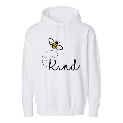 Be Kind Womens Shirt, Bumble Bee, Inspirational Teacher Love Garment-Dyed Fleece Hoodie