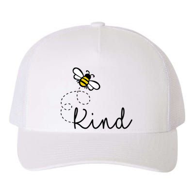 Be Kind Womens Shirt, Bumble Bee, Inspirational Teacher Love Yupoong Adult 5-Panel Trucker Hat