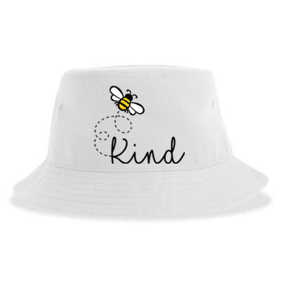 Be Kind Womens Shirt, Bumble Bee, Inspirational Teacher Love Sustainable Bucket Hat