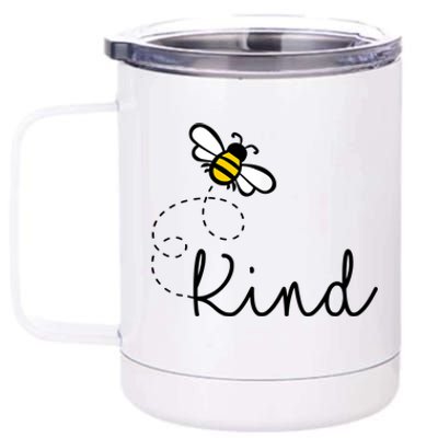 Be Kind Womens Shirt, Bumble Bee, Inspirational Teacher Love 12 oz Stainless Steel Tumbler Cup