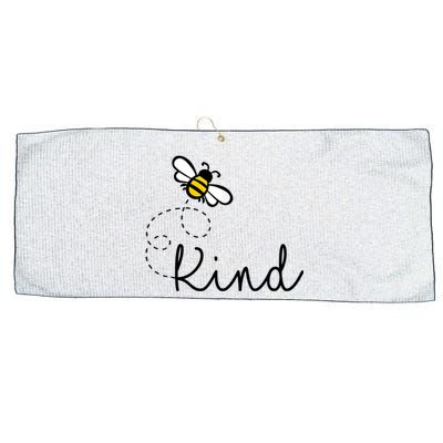 Be Kind Womens Shirt, Bumble Bee, Inspirational Teacher Love Large Microfiber Waffle Golf Towel